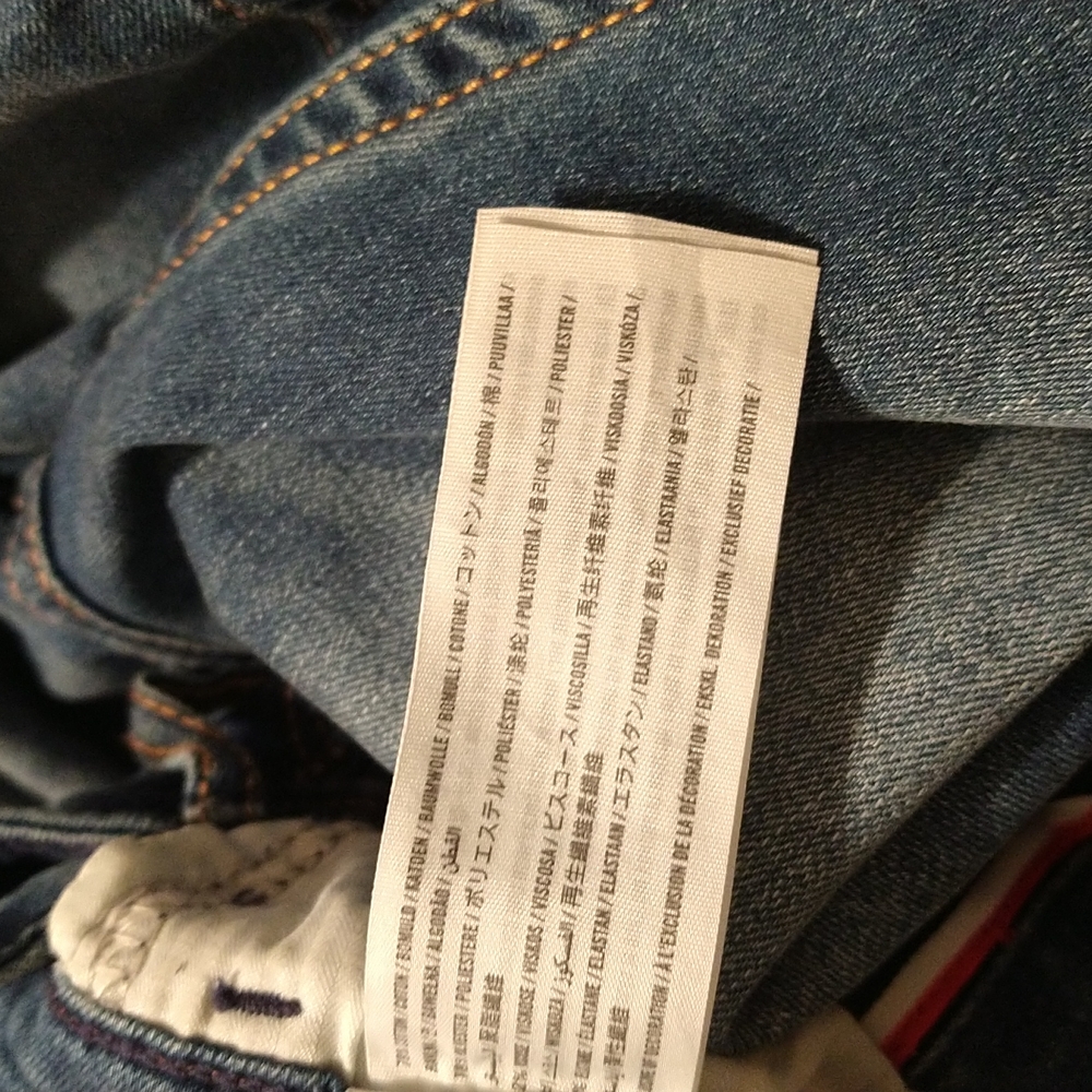 Hollister high rise crop super skinny jeans Sz 5 - Picture 7 of 8